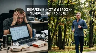 Инфаркты и инсульты в России стали встречаться у молодежи