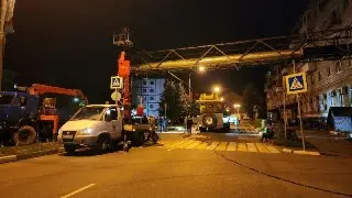 В центре города завершен демонтаж воздушной теплотрассы