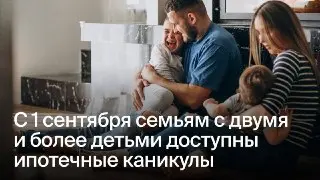 Госдума утвердила ипотечные каникулы для многодетных семей