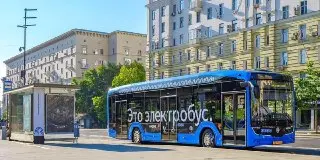 Новые электробусы A5 запустили в Западном округе Москвы
