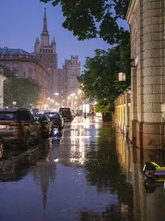 Москва на этой неделе ждёт дождь casi без перерыва: до 67 мм осадков и 80% месячной нормы
