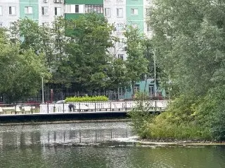 Часть Большого Ангарского пруда огородили забором