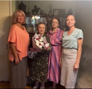 Москвичка Лидия Ренина отпраздновала 100-летний юбилей