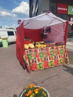 Полиция ликвидировала нелегальную фруктовую палатку