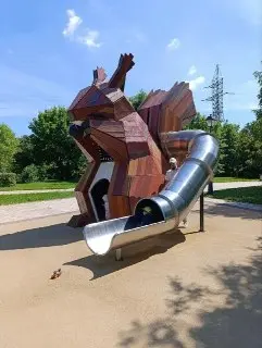 В парке Царицыно появилась уникальная детская площадка
