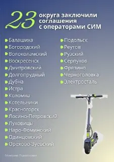 В Подмосковье согласовали правила использования самокатов
