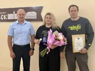 Семья Феоктистовых награждена медалью «За любовь и верность»