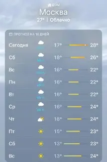 Москву накроет мощный ливень с грозой 11-12 июля