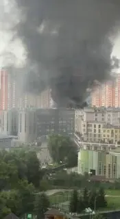 Пожар в торговом центре «ТераБит» в Подмосковье охватил 200 м²