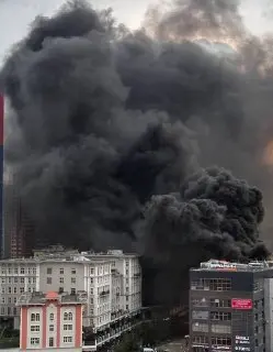 Пожар в ТЦ «ТераБит»: спасатели успешно ликвидировали огонь
