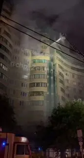 Ночной пожар охватил корпус 337: опубликованы кадры происшествия