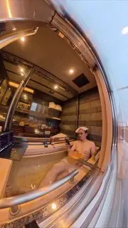 Японский поезд предлагает уникальный опыт: баня в купе