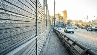 В Москве установили 1,1 тысячи квадратных метров шумозащитных экранов