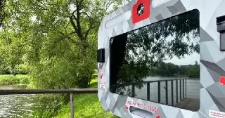Новая фотостойка на Фабричном пруду: сделайте памятное фото!