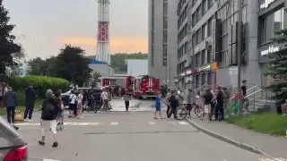 Пожар в Красногорске: ликвидировано возгорание в складском здании