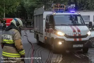 Пожар на Криворожской улице: спасены 11 человек