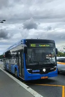 Новый Электробус А5 КамАЗ с USB-зарядками на маршруте 922