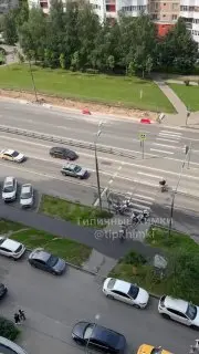 Мотобат задержал байкера без номеров на Новокуркинском шоссе