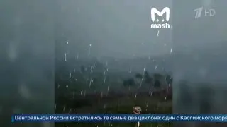 Смерч повредил крыши домов в Подмосковье: пострадавших нет