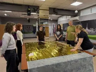 В Люберцах прошел мастер-класс по защитным покрывалам для военных