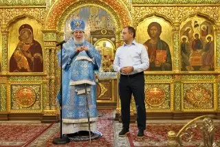 В Реутове проходит Божественная литургия с чудотворной иконой