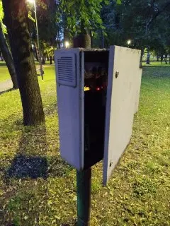 В Перовском парке появился новый информационный шкаф