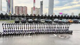 Кикшеринг снова доступен в Красногорске: самокаты «Юрент» на парковках