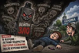 Подросток потерял сознание после вейпа: тревожный инцидент в Яхроме