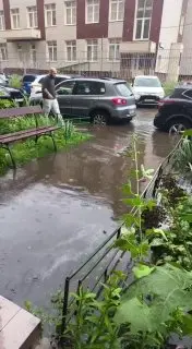 Супонево под водой: улицы превратились в реки после ливней