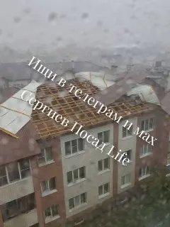 Сильный ветер повредил крыши в Богородском и Федорцово