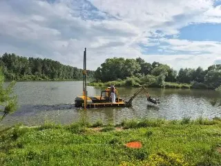 140 кубометров мусора убрали с Токаревского озера