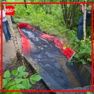 На реке Сходне установлены боновые заграждения для борьбы с загрязнением