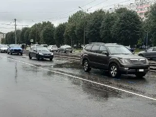 В Коломне появилась новая синяя разметка для платной парковки