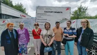 Жители Новых Химок против вырубки деревьев у Барашкинского пруда