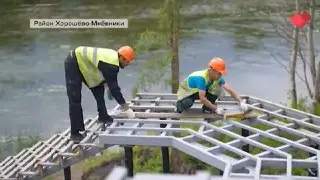 Новый Променад в Мнёвниковской Пойме: Уникальный Проект Осенью