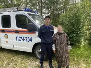 Спасатели нашли заблудившуюся грибницу в лесу