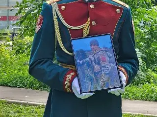 В Реутове открыли мемориал в честь героя СВО Якова Русина