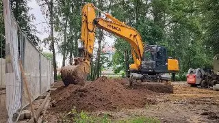 Новый сквер в Бронницах: строительство на Автодорожном проезде продолжается