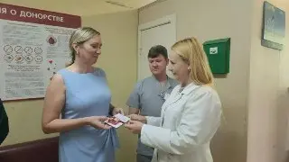 Ольга Шумилова из Люберец стала Почётным донором России