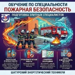 Набор на специальность ‘Пожарная Безопасность’ в Техникуме