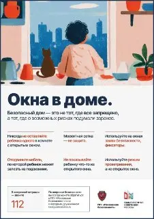 Безопасность детей: Как избежать падений из открытых окон