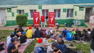 Третья смена в детском лагере «Осетр»: единство народов России