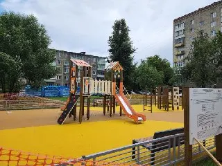 В Егорьевске открывается новая детская площадка для детей