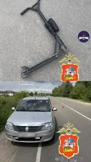 Мальчик на самокате попал под колеса Renault в Подмосковье