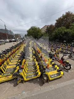 Парковку в Балашихе отдали под 600 электросамокатов