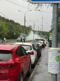 Короткое замыкание под капотом: ЧП у метро Измайловская