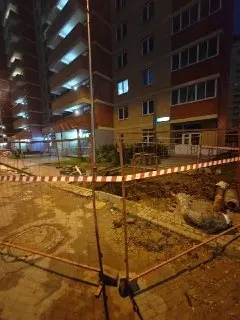 Коммунальная авария на Батарейной: ликвидация проблемы завершена
