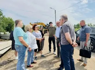 Ремонт дороги в Душищево: начало работ и планы на будущее
