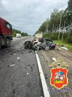ДТП на Минском шоссе: два человека погибли в столкновении