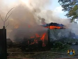 Пожарные Подольска предотвратили взрыв газовых баллонов
